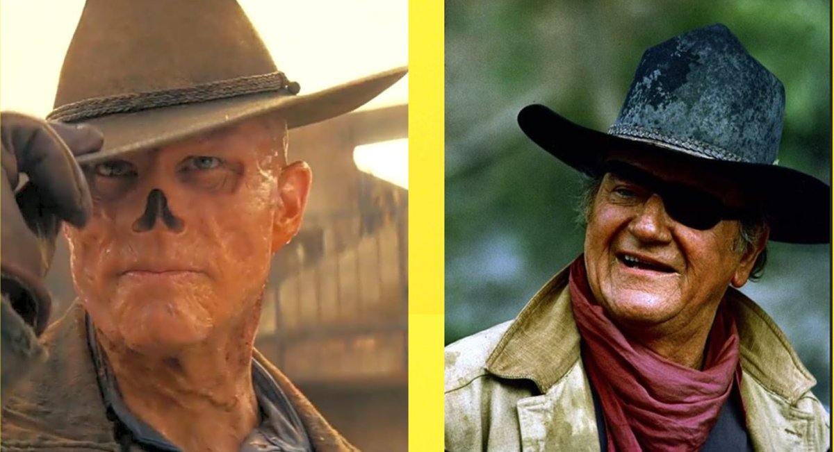 DocPaperback's tweet image. I've got a great idea for a TV show. 

Okay, so a grizzled, facially-challenged gunslinger is on a quest with a naive young woman across difficult territory where other people are trying to kill them... 

Oh 

wait...