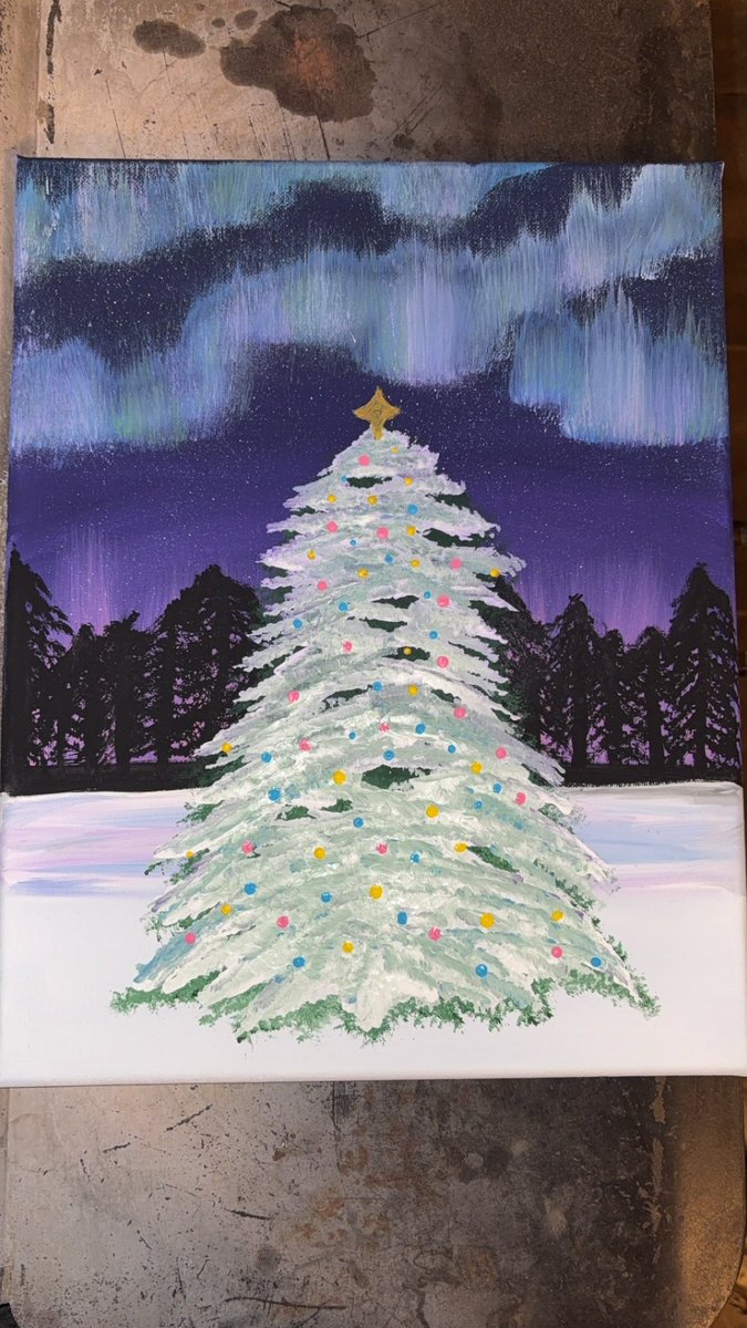 fandom_trash20's tweet photo. @ethannestor Painting I did a couple nights ago at a local little art class. https://t.co/POdRB0Nfio