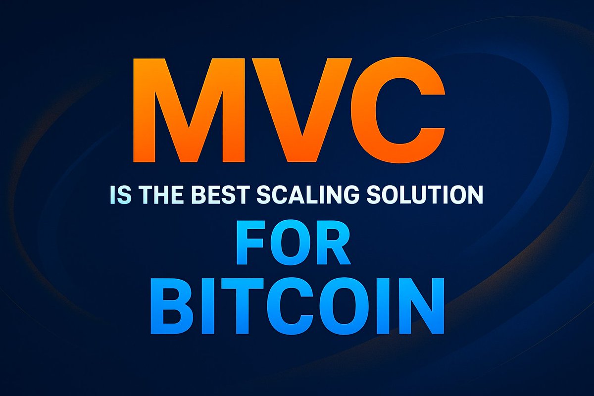 Why MVC is the next Big Thing in Bitcoin Evolution 🔥
 
1/ UTXO + Layer-1 smart contracts
• High throughput
• Strong security
MVC proves Bitcoin’s model can handle apps. 

2/ $SPACE = gas &amp; utility.
Every transaction, smart contract, or social action consumes SPACE.
More use =