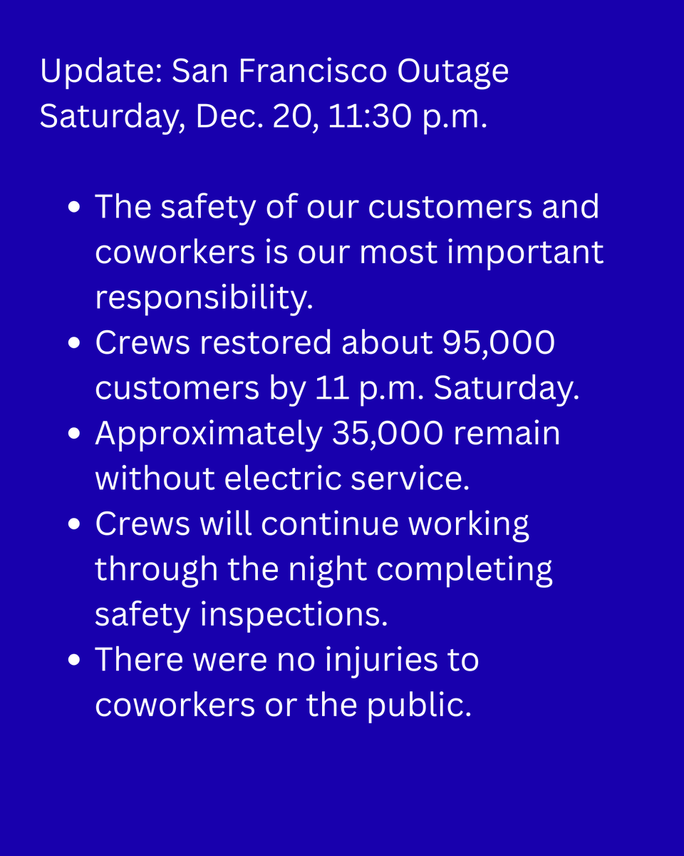 Pacific Gas & Electric tweet media