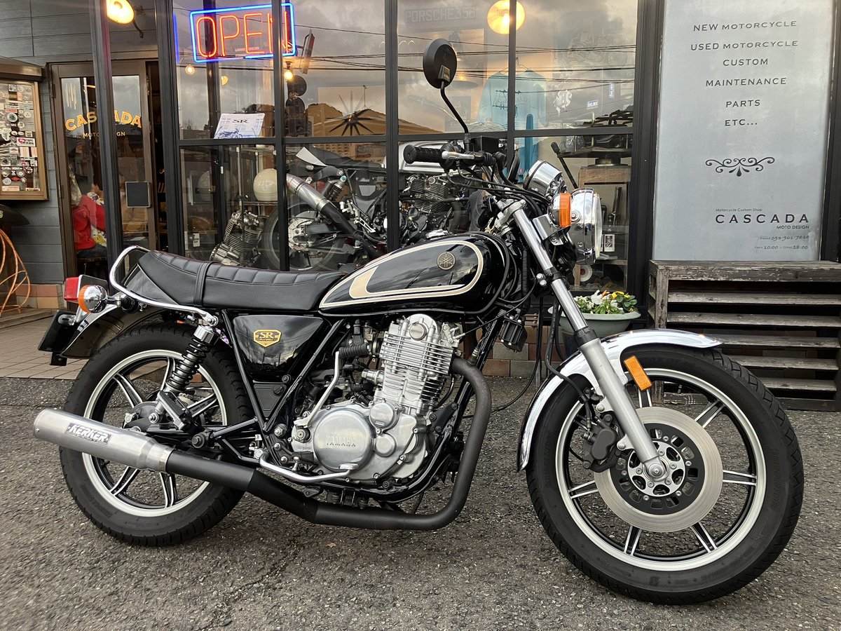 CASCADASR's tweet image. オイル交換、ありがとうございました♪
#sr400 #カスカーダ #motul #北九州