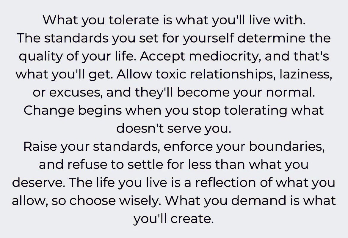 relationshipsdw's tweet image. Raise your #standards: