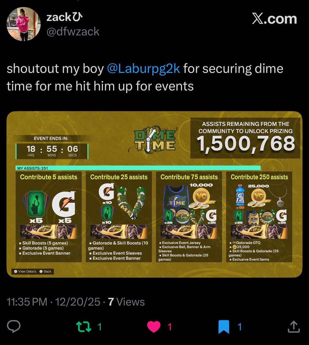 Laburpg2k's tweet image. Dm spots still open done a couple orders Tapn