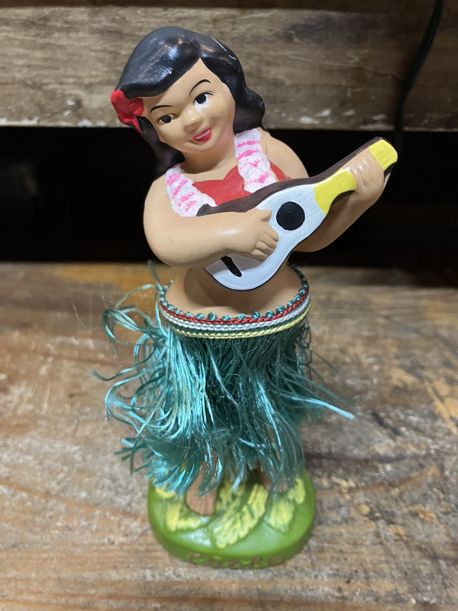 ヴィンテージ　アロハ50’フラガール　スプリングドール　当時物 ヴィンテージ アロハ50'フラガール スプリングドール 当時物