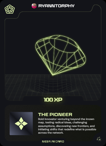 Look at the Nesa Card I got