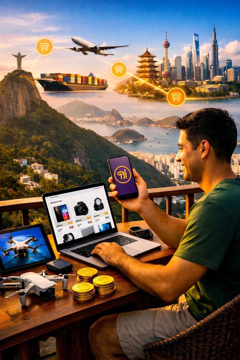 PiNetwork_info's tweet photo. Buying electronics from Asia while sitting in South America, paid in Pi. 🌏📲
We are breaking down trade barriers. No currency exchange fees, no banking delays. Just pure global commerce.🔥🚀

​#GlobalVillage
#ImportExport
#PiTrade
#PiPayment
#PiGCV https://t.co/GauAHQrjKZ