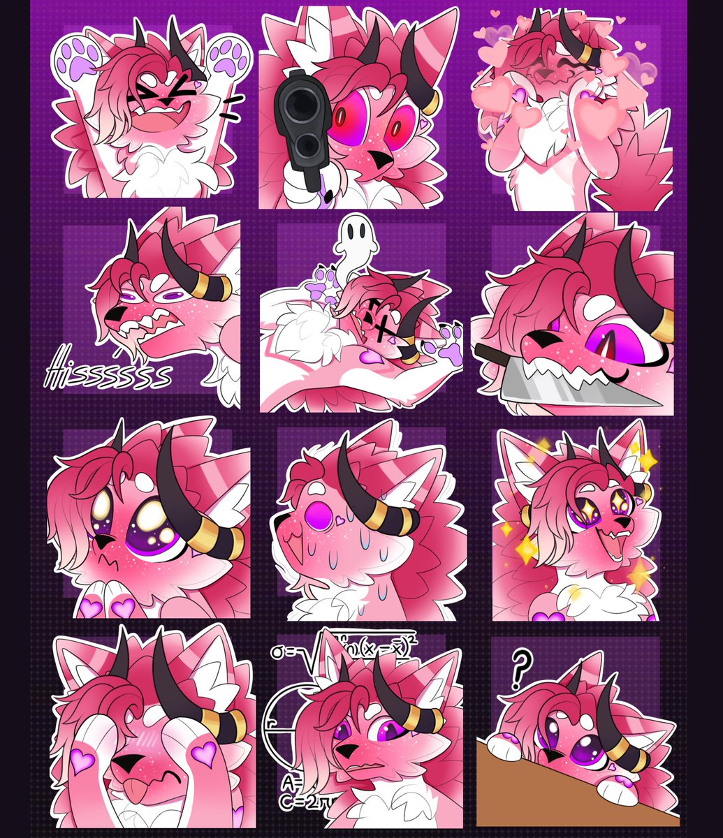 kozke_'s tweet image. Nova stickers colored for a customer on discord!! Working on new novabeast sticker base packs rn btw 👀 
#novabeast #vrchatfurry #furrycomm #furrybase