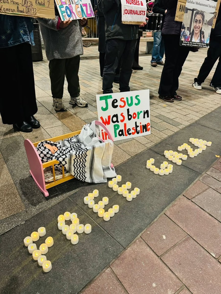 And, again, there was no 'Palestine' in Jesus times.
Jesus was born in Bethlehem in Judea, the kingdom of the Jewish tribe of Yehuda. 
The Hebrew word for a Jew is Yehudi. 
Follow the bouncing ball: Judea - Yehuda- Yehudi.
Facts &amp; context matter.