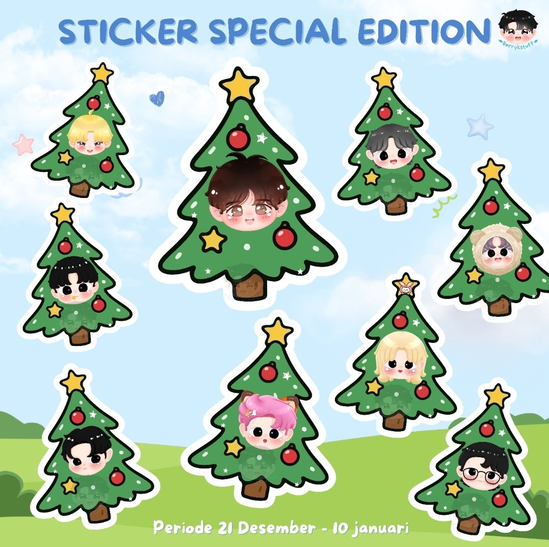 jihanwon17's tweet image. Hallo,
Temen" bisa dapetin sticker special edition ini loh🥰
• Periode CO 21 desember - 10 januari
• Free 1-2pcs sticker sesuai desain produk yang di CO
• Berlaku kelipatan
• tidak perlu claim karna otomatis akan diselipkan didalam paket (kecuali ada req member,bisa dinotes)