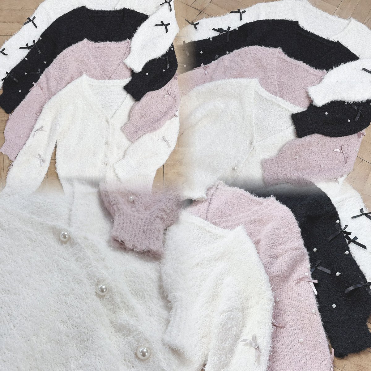 ＼𝑍𝑂𝑍𝑂𝑇𝑂𝑊𝑁🪽タイムセール開催中／
.
ガーリー派の毎日に🎀🤍💭
Vネックで着やすく、
ちびりぼん×パールで可愛さ全盛りのカーディガン🪞🏹🤍
もちふわ素材がコーデをやさしく仕上げるアイテムです🤍
ただいま𝑍𝑂𝑍𝑂𝑇𝑂𝑊𝑁🪽特別プライス中🤍
.
🛒 zozo.jp/sp/shop/mejane…