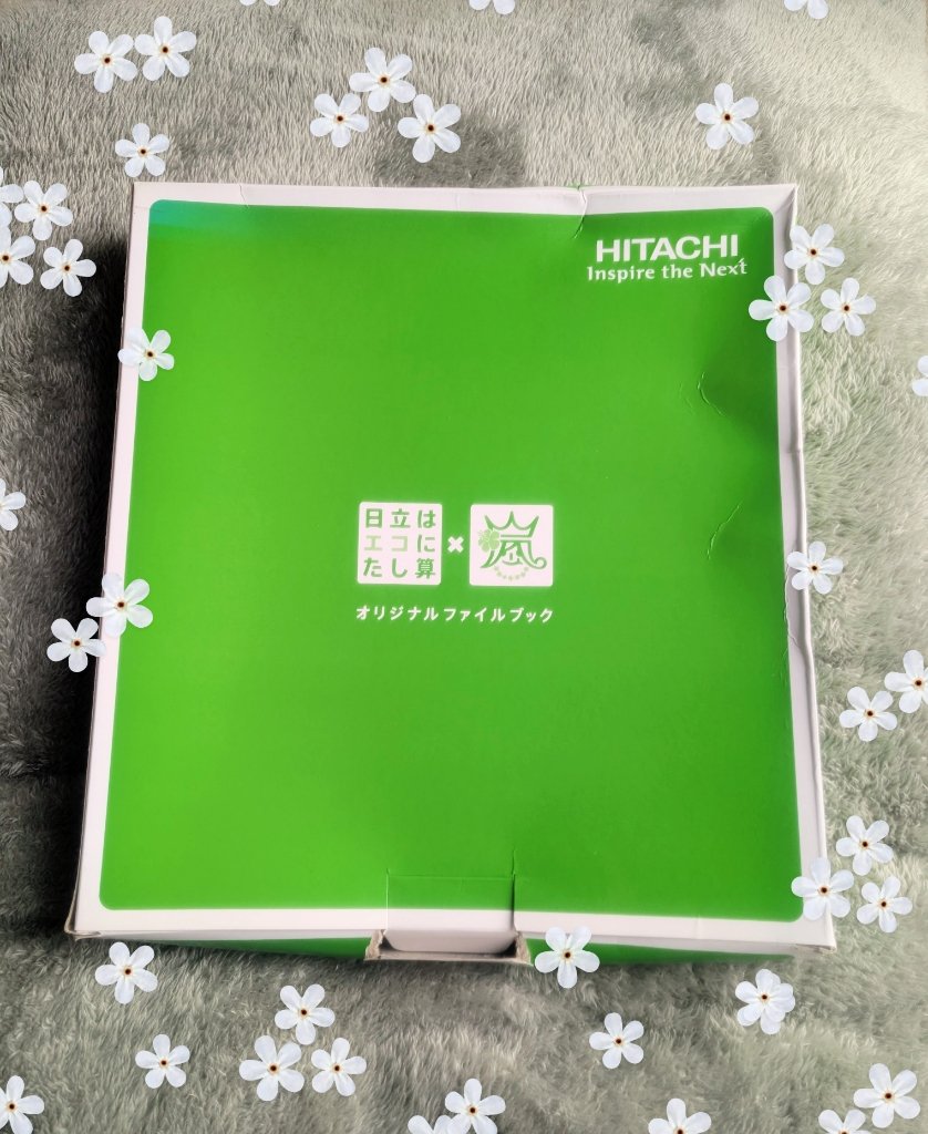 嵐さんがHITACHIさんCMされてた頃に商品購入でいただけたクリアブック