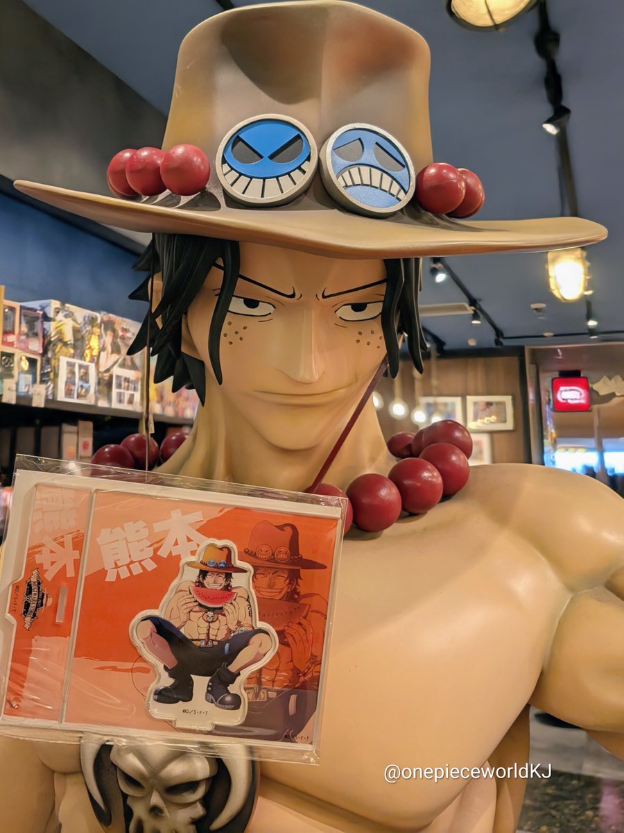 KUMAMOTO グッズセット スイカキャラクター　エース　ワンピース 麦わらストア熊本店限定のエースグッズ！ドロップはスイカ味🍉！ Ace