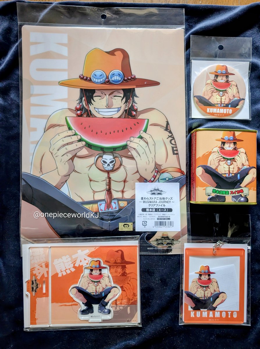 麦わらストア熊本店限定のエースグッズ！ドロップはスイカ味🍉！ Ace