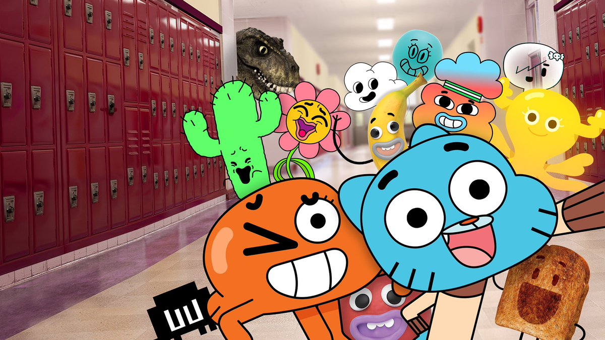 New episodes of The Wonderfully Weird World of Gumball premiere only on Hulu and Hulu on Disney+ starting tomorrow.
