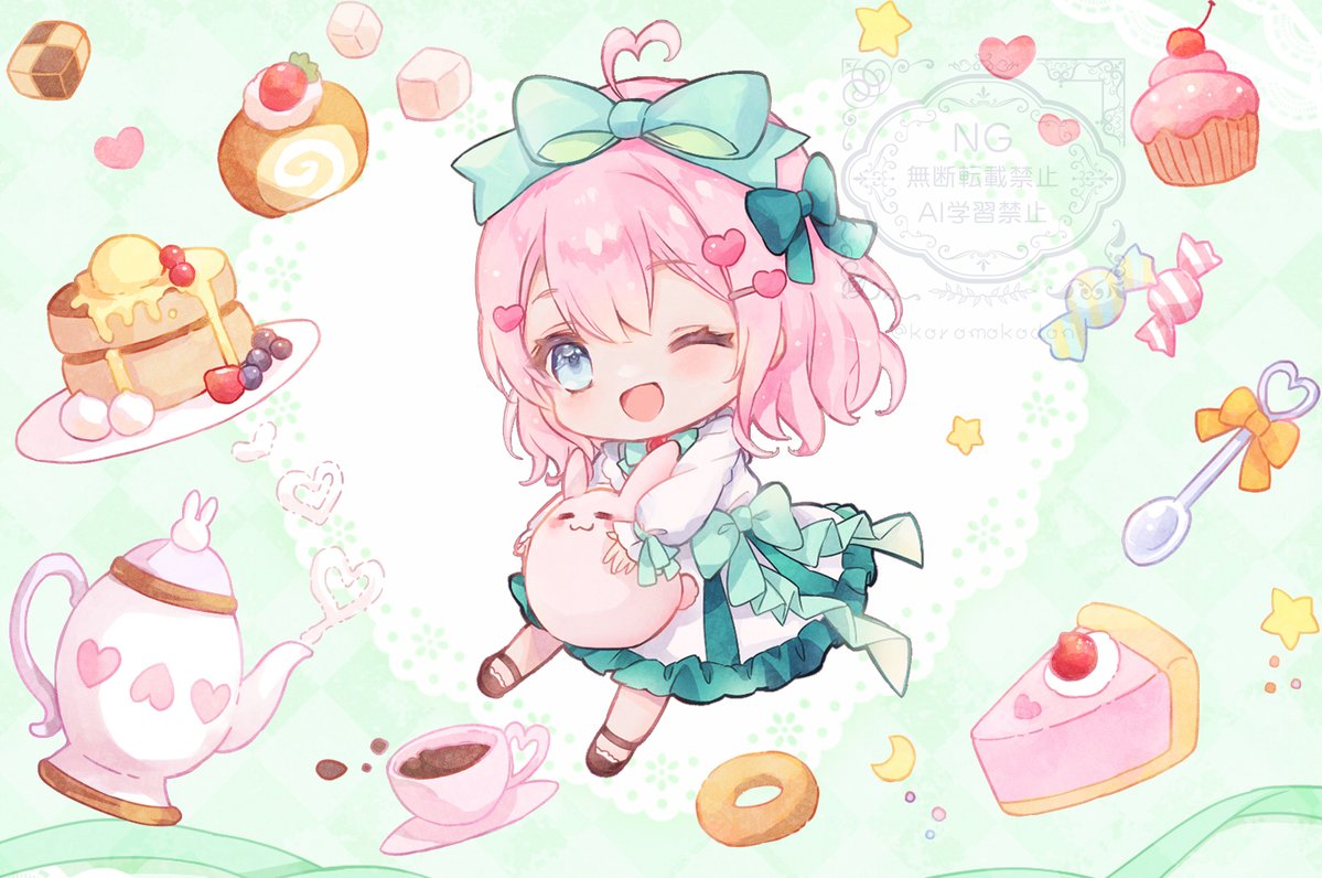 ✨ あっちゃん✨ あっちゃん様（#achann717）よりデフォルメイラスト描かせていただき