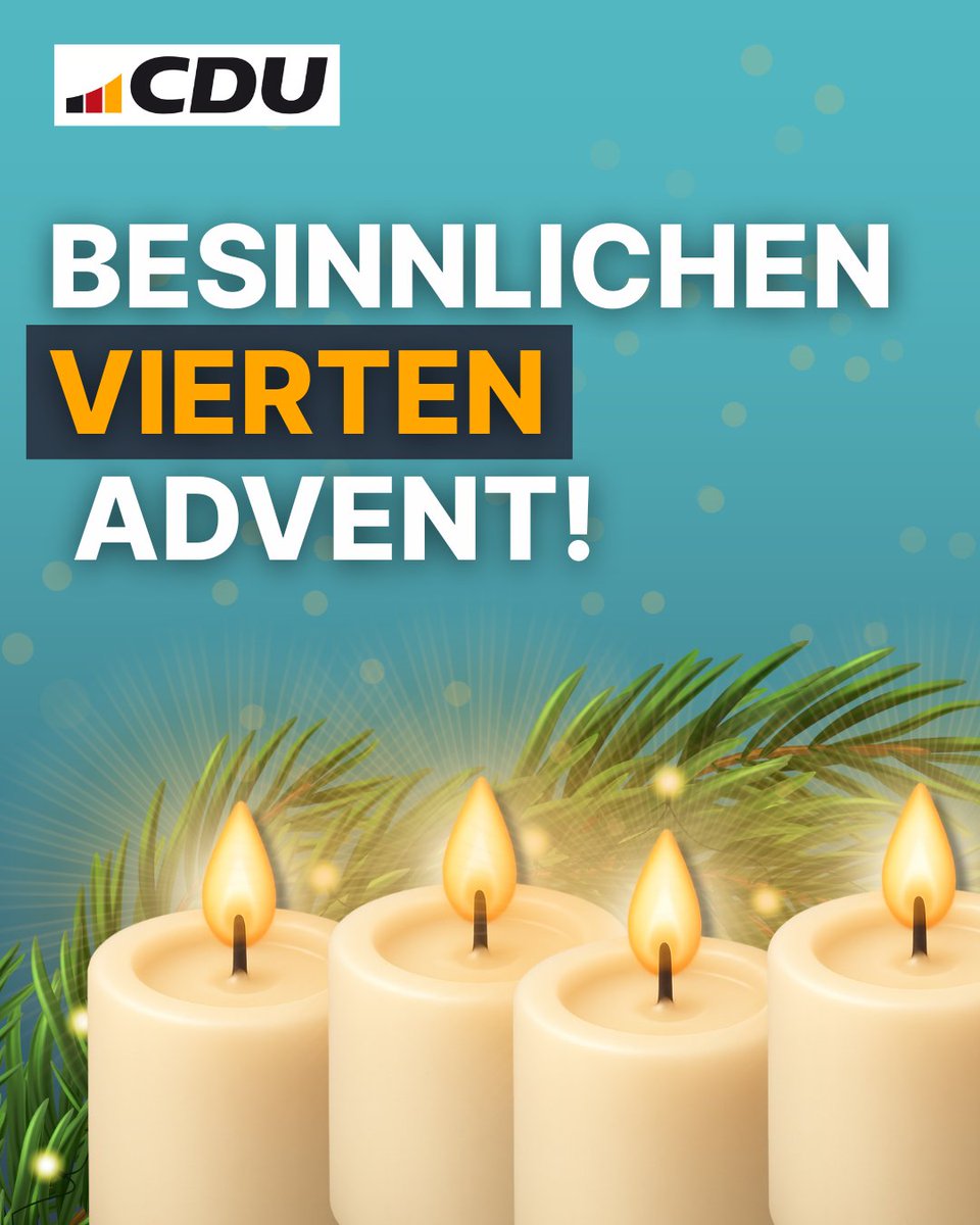 🙏 Wir wünschen einen frohen und besinnlichen vierten Advent.