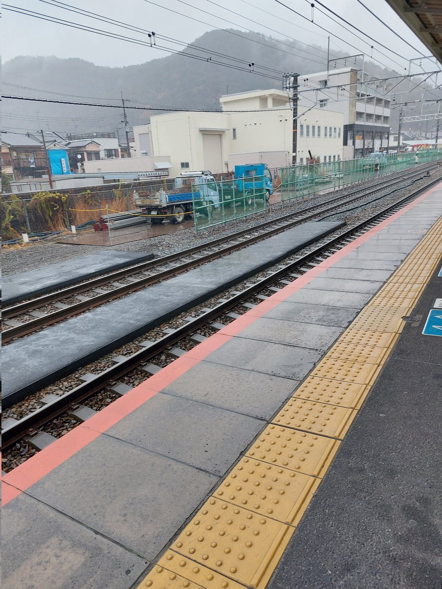 山科駅新ホーム建設予定地
