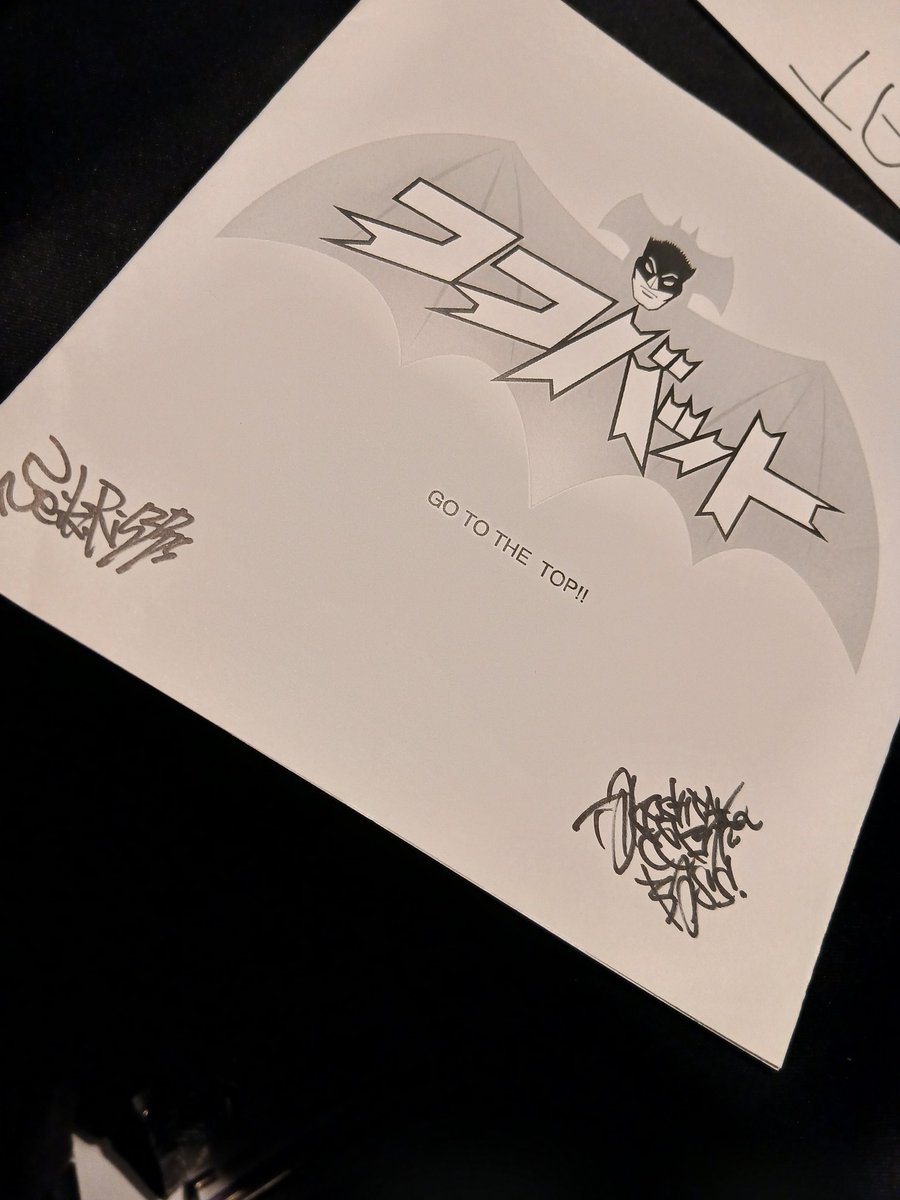 鬼纏　サイン TAKE-SHITさんとSEIKIさんのサイン入りました！！