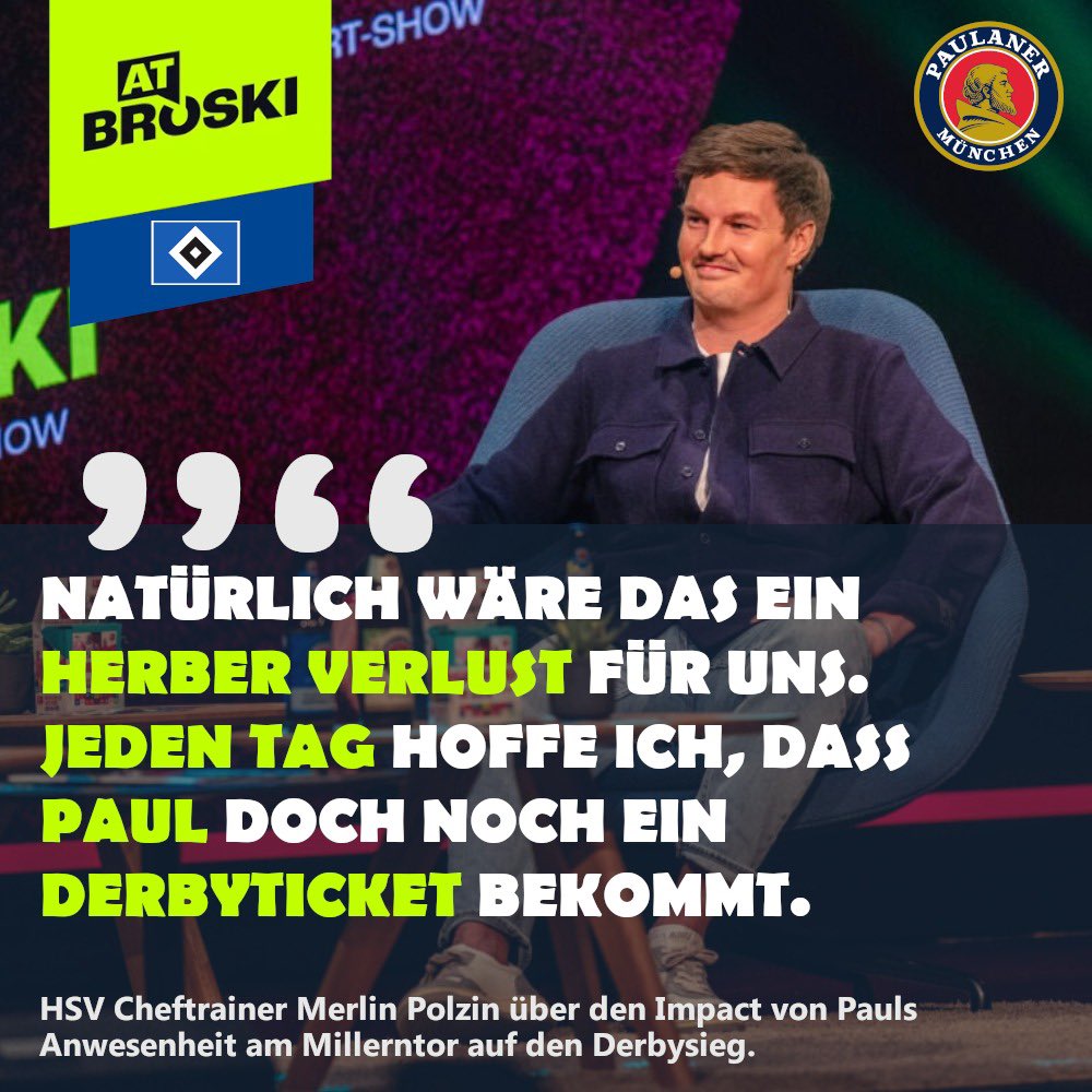 PaulFdlr's tweet image. Gutes Statement vom Coach bei AtBroski 🙏

#HSV
#Ticketgrind