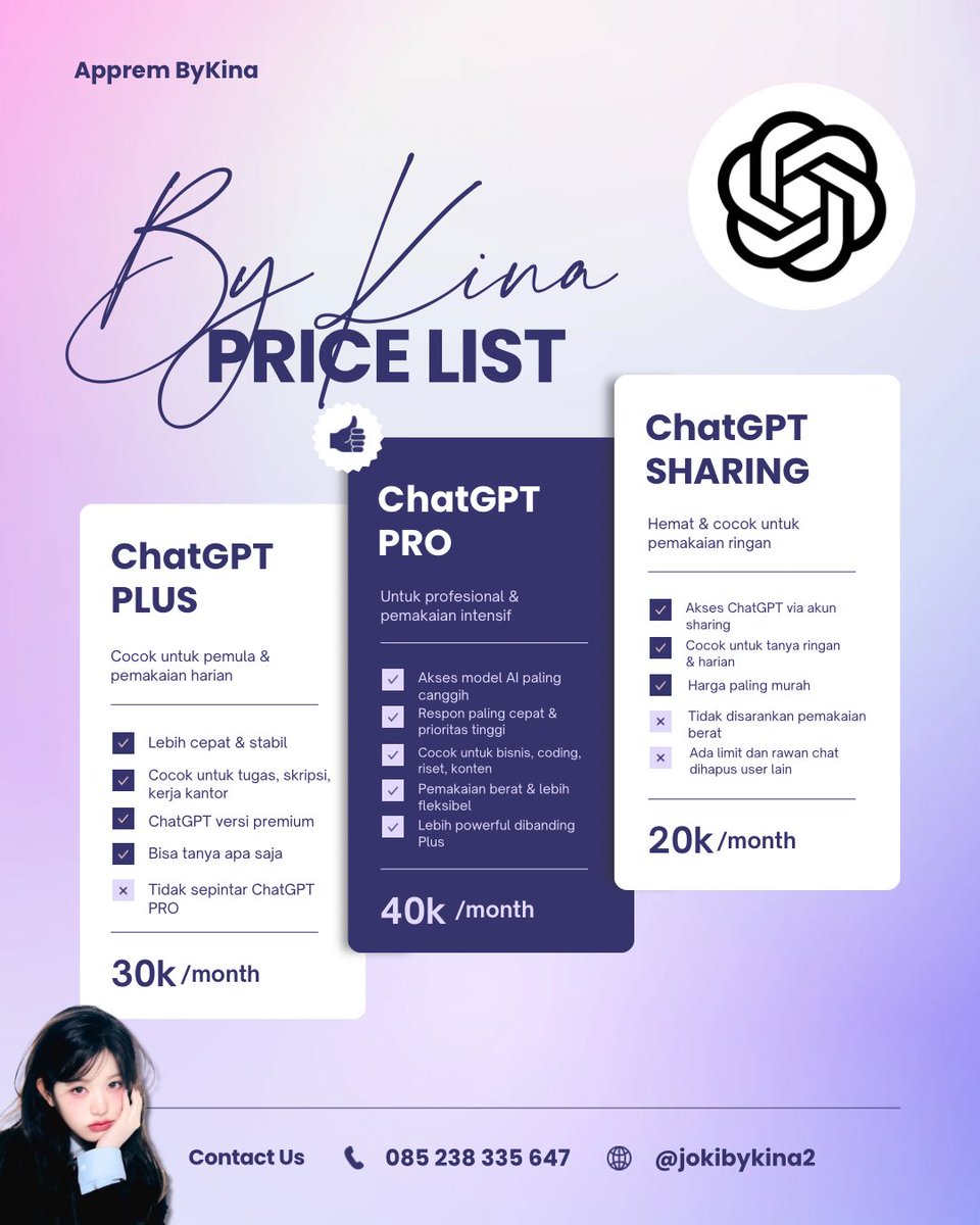 Ridi chatGPT pro, plus, sharing 📁 #zonauang