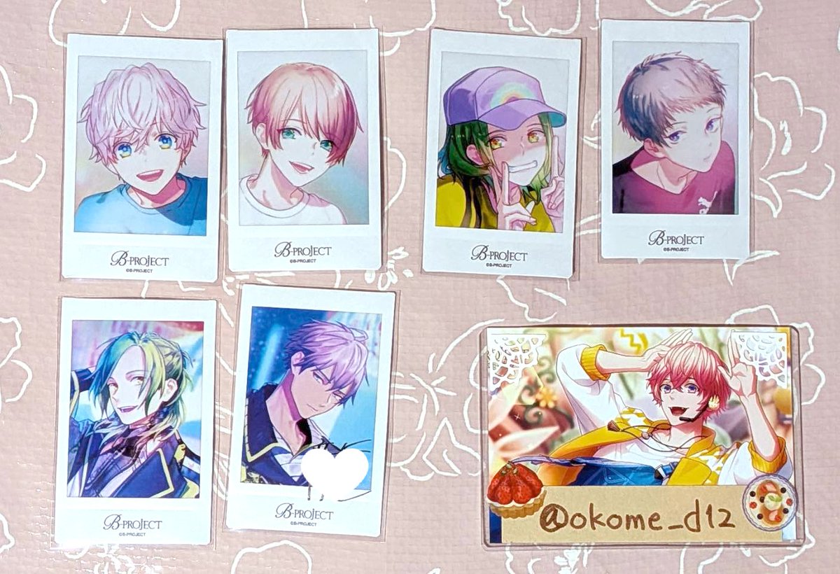 交換 】Bプロ B-project 10th ポプア サイン チェキ ▽譲 北門、増長