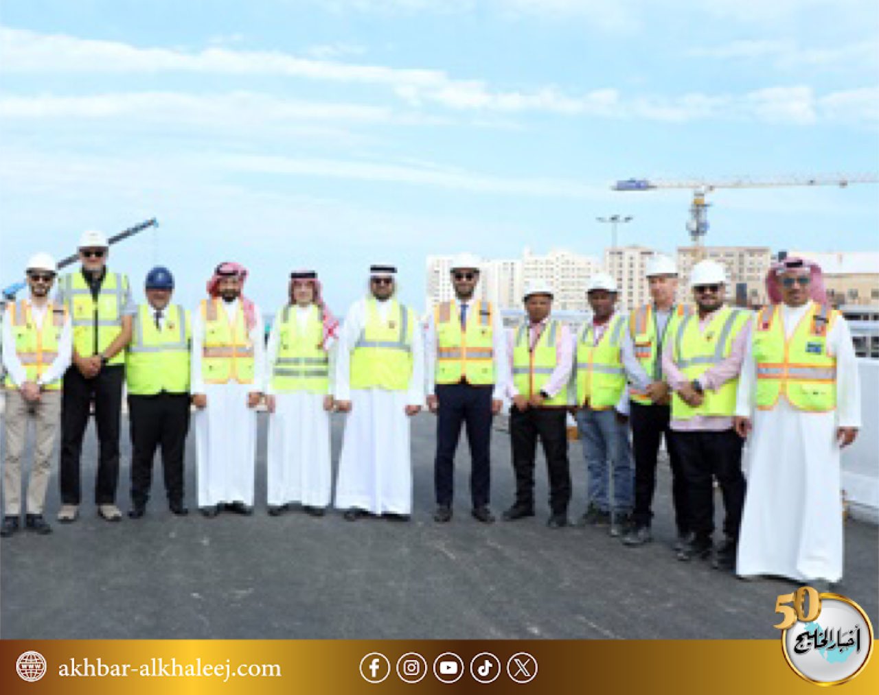 وزارة الأشغال: تسارع وتيرة إنجاز مشروع الجسر الرابط بين جسر الشيخ عيسى بن سلمان وشارع 105 في البسيتين #البحرين 