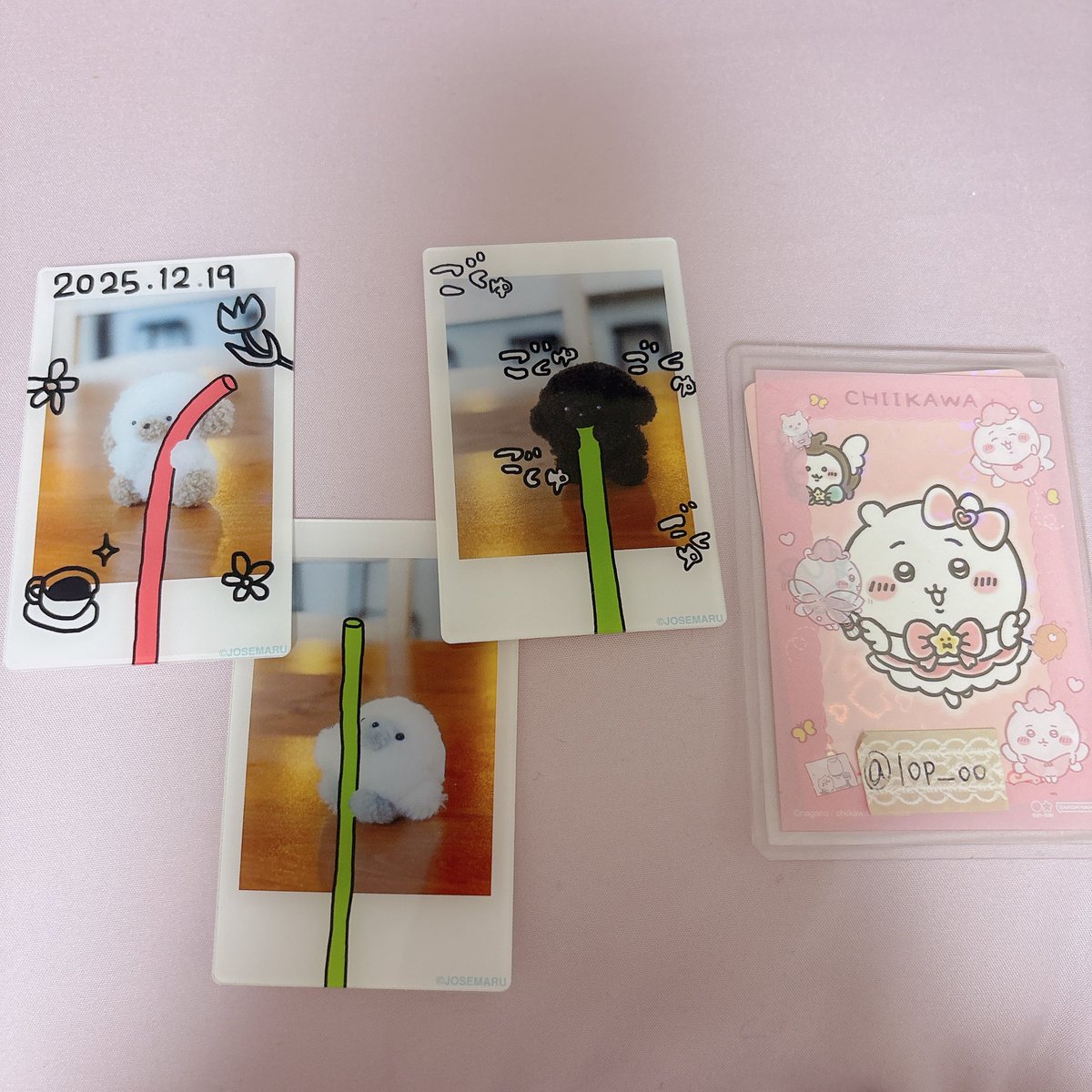 lop__oo's tweet photo. 【交換】じょせまる　おえかき展　POP UP

トレーディングちぇきっぽいかぁど
チェキ　カード

譲:らて、じょせまる黒、まるころ

求:いちごみるく

郵送希望(渋谷でしたら手渡しも可)
よろしくお願いいたします。 https://t.co/F0gKgdN15t