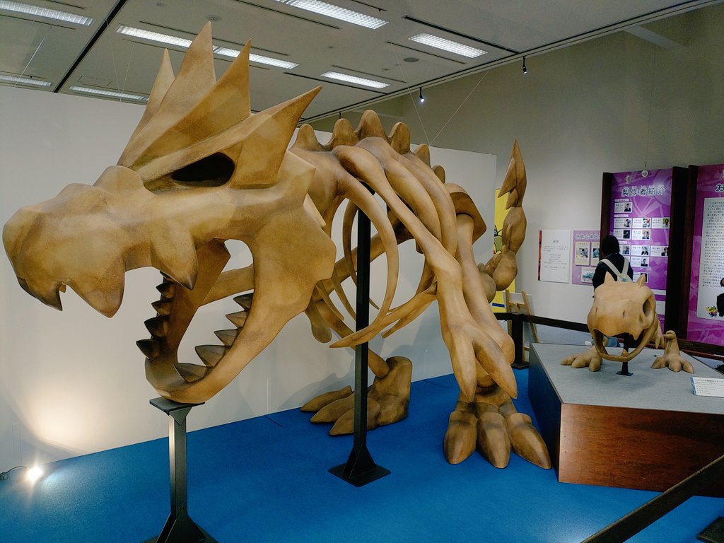 徳島県立博物館に行ってきた♪ 化石ポケモンの骨格とか面白いな♪徳島