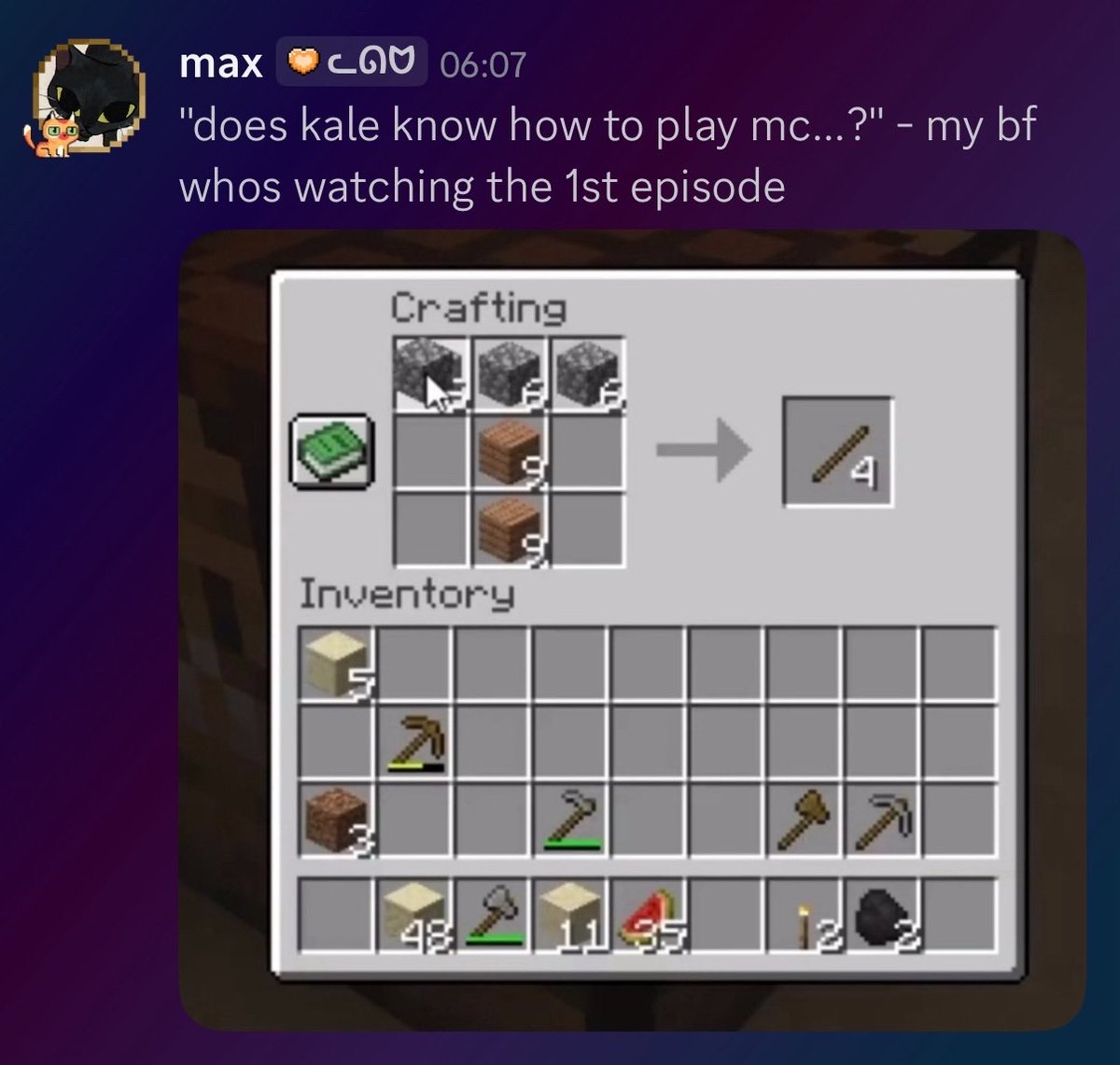 BombshellSMP's tweet image. We don’t think Kale knows she exists tbh