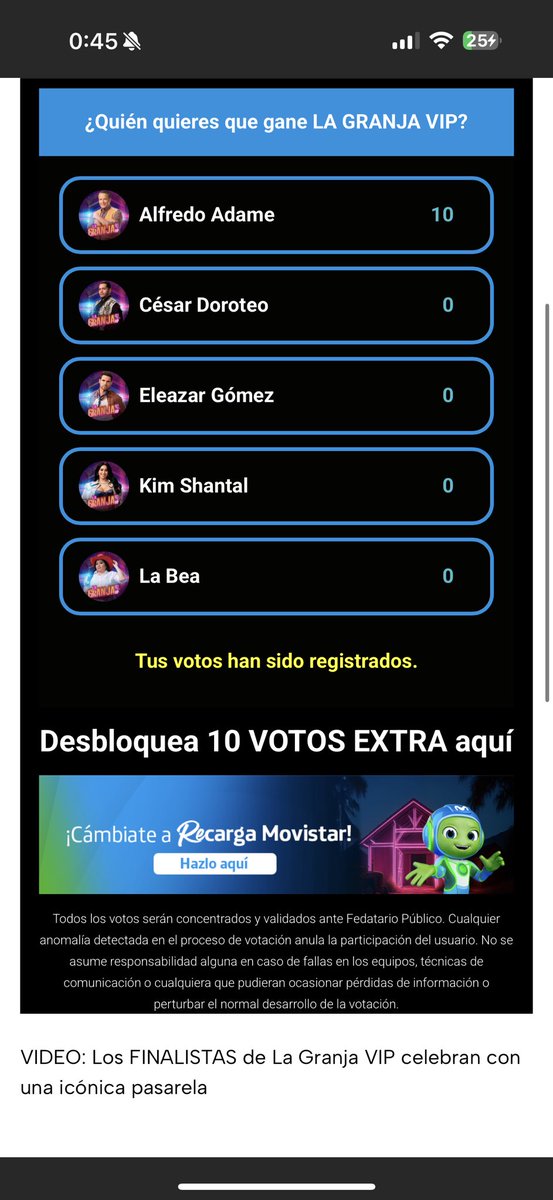 AdameClips's tweet photo. cuando alguien lo dio todo, el público responde. seguimos apoyando. #adameganador https://t.co/XmzCkRa8ij
