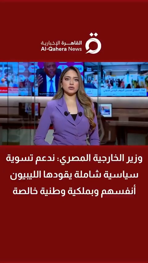 وزير الخارجية المصري: ندعم تسوية سياسية شاملة يقودها الليبيون أنفسهم وبملكية وطنية خالصة 