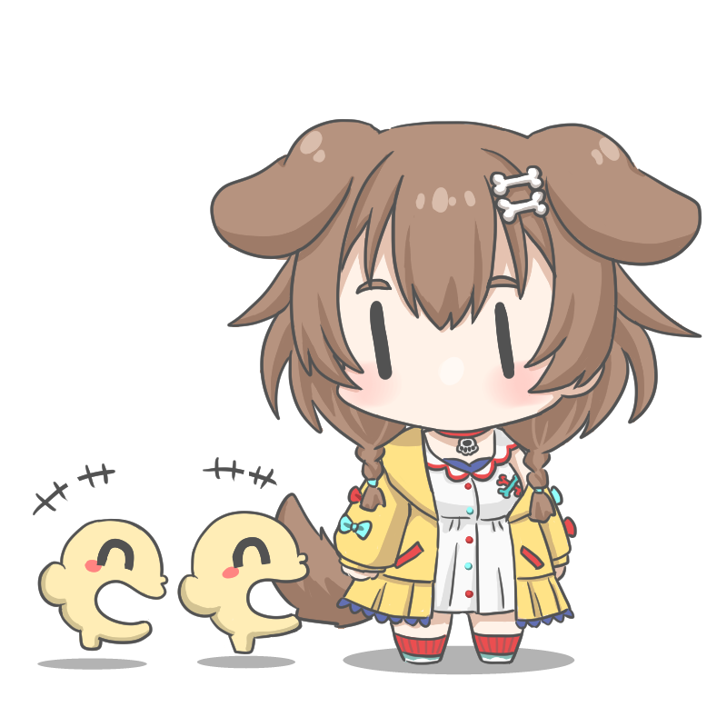 戌神ころね ,戌神ころね(通常) 「「「ころさん～～!」」 #できたてころね」|裕司‧威爾斯(ウェルシュ)のイラスト