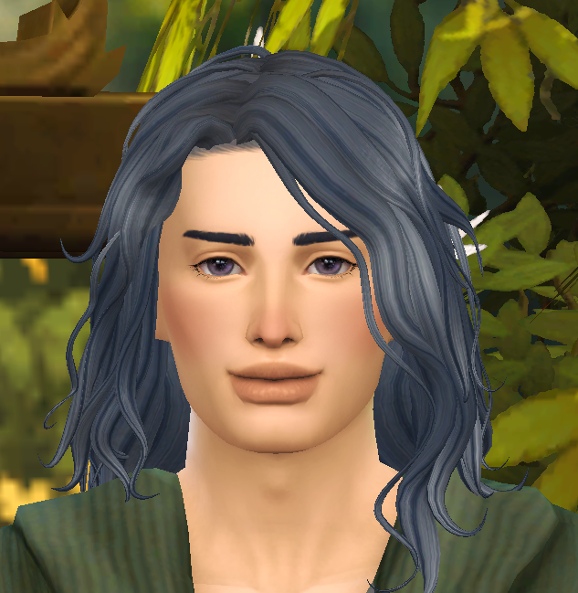 Adriel Hopson
Age: young adult 
Occult: spellcaster
Aspiration: soulmate
Traits: family-oriented, proper, and green fiend.