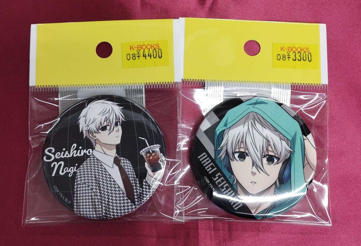 入荷情報】 『 #ブルーロック』 凪くんの缶バッジが入荷しております