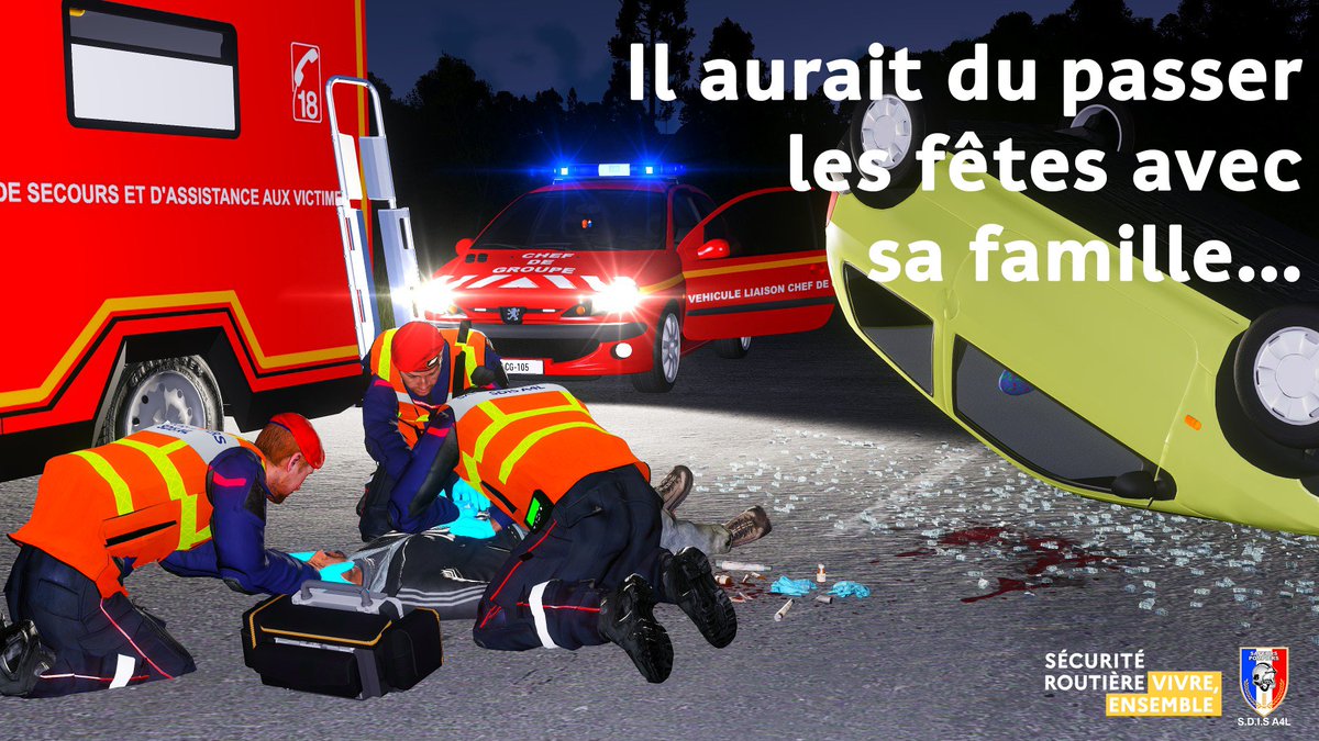 [Prévention]  

Pour des fêtes de fin d’année en sécurité : 
sur la route comme au retour de soirée, je lève le pied.  
🚫🍷  Pas d'alcool pour les conducteurs. 
🚫😴Je me repose avant de partir.  

Pour que la fête reste belle, soyez prudents sur les routes.
