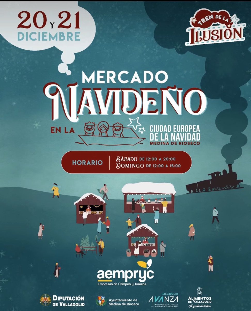 KSantamarta's tweet photo. Estamos colaborando con #aempryc, en el Mercado de Navidad, a través de #alimentosdevalladolid. 
Hoy en horario de mañana , con #Pistacyl @lardemaia #quesossirga @LentejaTiCampos . Degustación gratuita de lentejas de Tierra de Campos , a las 13 h. https://t.co/FlyFxTEuwV