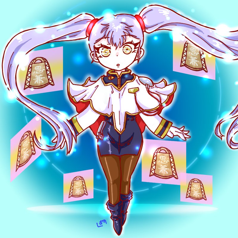 あっちで描いたナデシコのルリちゃんです。 劇場版の方です。ブラック