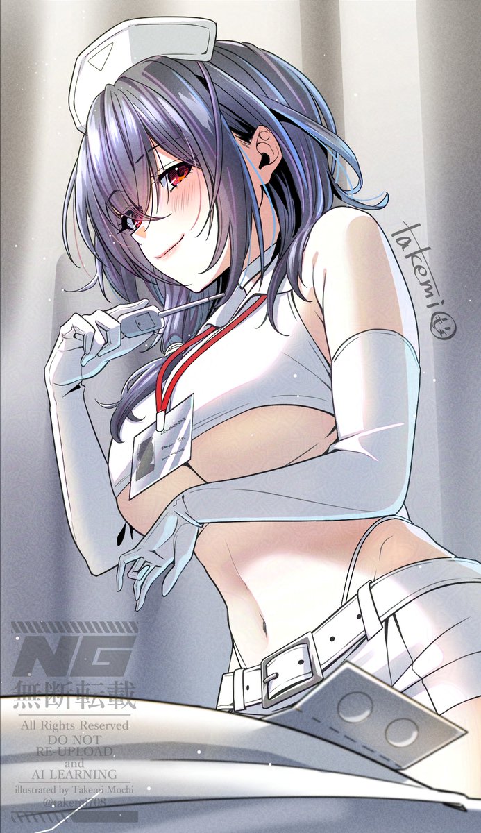 takemi708's tweet photo. #アズールレーン #AzurLane 
発熱は無し、でももう少し安静にしててね💙 https://t.co/UFngyTjwtT