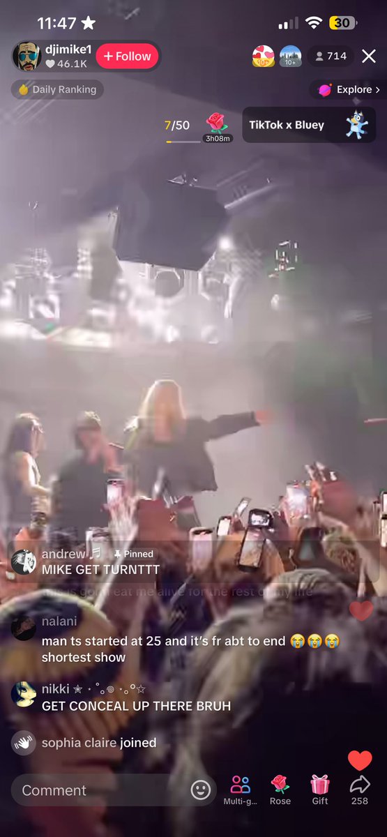 2ryand's tweet image. thank you tiktok live the rommulas concert would be nothing without u