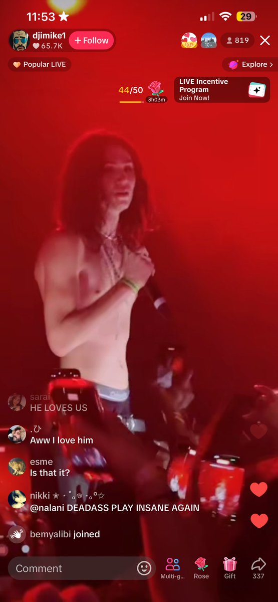 2ryand's tweet image. thank you tiktok live the rommulas concert would be nothing without u