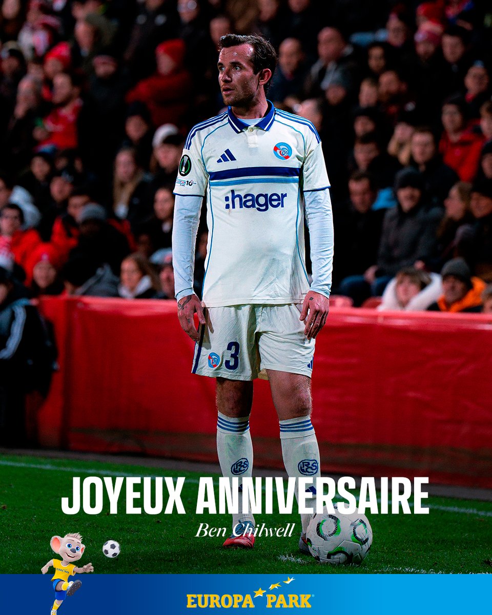 𝙅𝙤𝙮𝙚𝙪𝙭 𝙖𝙣𝙣𝙞𝙫𝙚𝙧𝙨𝙖𝙞𝙧𝙚 𝘽𝙚𝙣 🥳

Le Racing avec Ed Euromaus et <a href="/EuropaParkFR/">Europa-Park FR 🎢</a> souhaitent un joyeux anniversaire à Ben Chilwell pour ses 29 ans !