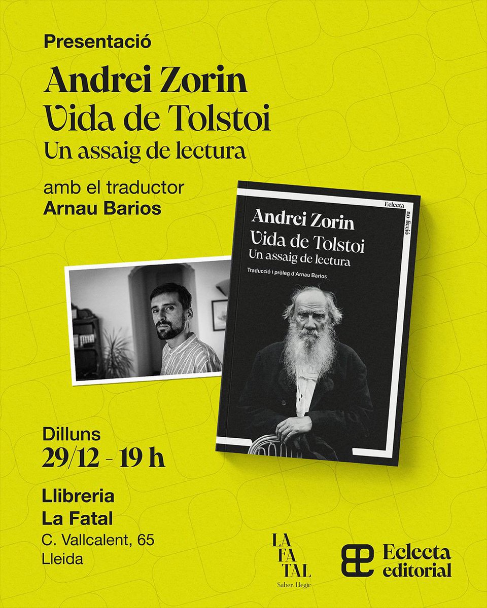 Acabem l’any amb dues presentacions de primera i dos convidats de primera:

🔹 dilluns 22: <a href="/gemmaruiz_/">Gemma Ruiz Palà</a> 
🔹 dilluns 29: #ArnauBarios

Us hi esperem!
