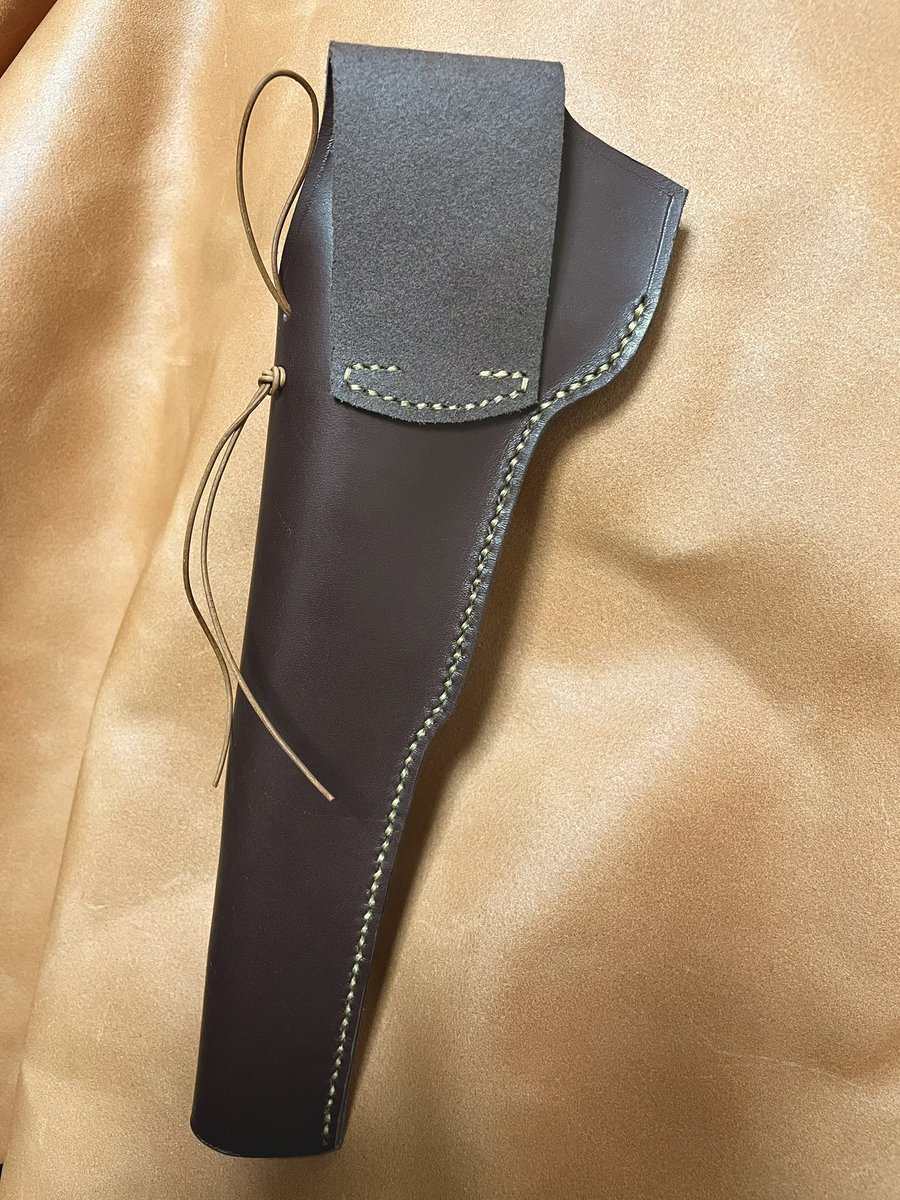 コルト M1851 ネイビー用右利きレザーホルスター 国産タンニン鞣し