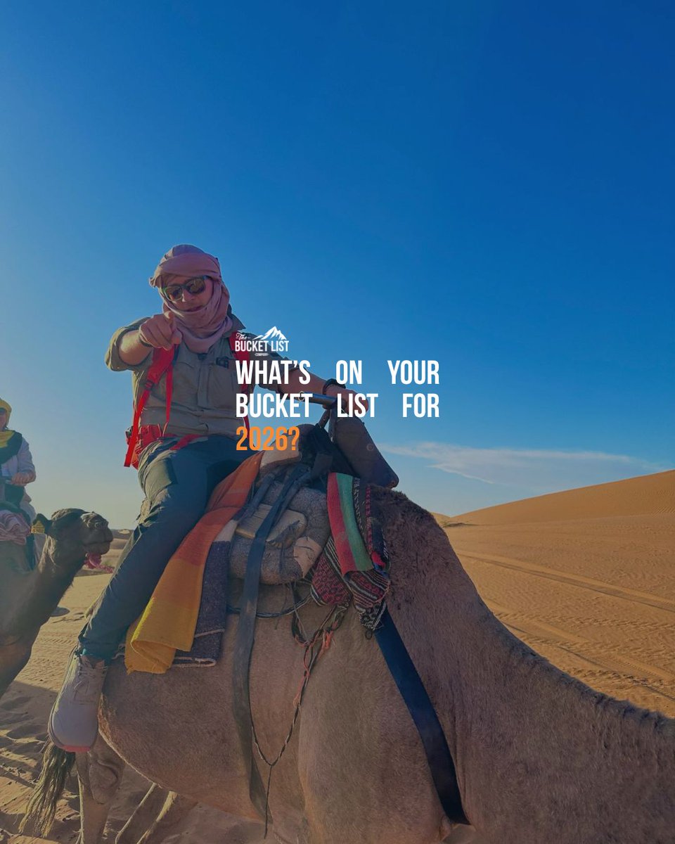 What’s on your 2026 Bucket List? 🌍

Everest Base Camp 🏔️
Gorilla trekking in Uganda 🐒 
Annapurna Circuit 🇳🇵 
Kilimanjaro’s summit push 🚀 
Indonesia island hopping 🏝️
Scuba diving in Gozo 🌊 

Click below to see our destinations!
thebucketlistcompany.co.uk/adventures/all…