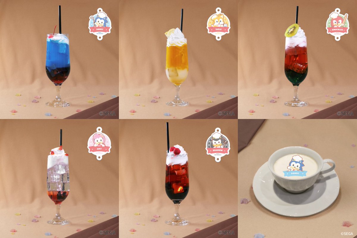 SONIC & FRIENDS』× and GALLERY コラボカフェ☕ 🥤【メニュー紹介②