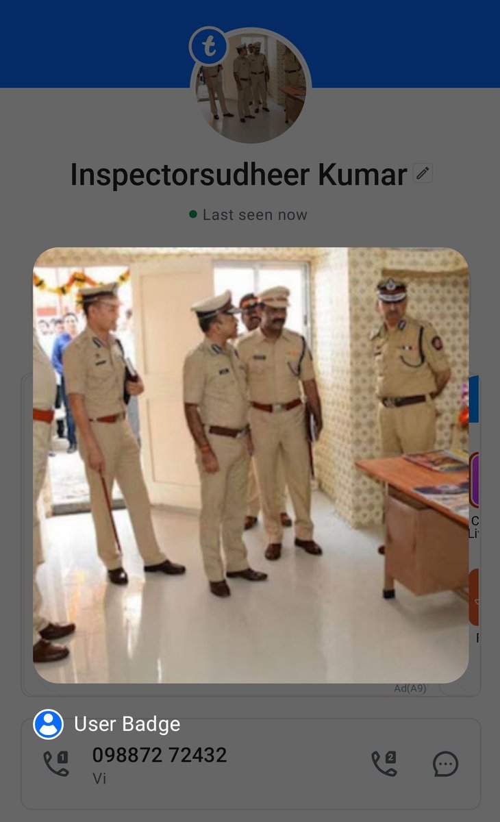Got the Call from such a number he is saying calling from cybercrime bandra inspector Sudheer Kumar can you please verify because he was unable to speak Marathi ...+91 98872 72432 

<a href="/DGPMaharashtra/">महाराष्ट्र पोलीस - Maharashtra Police</a> <a href="/MumbaiPolice/">मुंबई पोलीस Mumbai Police</a>  <a href="/MahaCyber1/">Maharashtra Cyber</a>