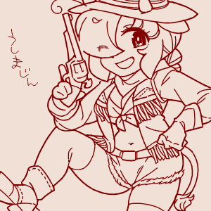 塗っちまったよ…②
某掲示板、手書きjsで描いたカウなガール
#OC #カウ子さん #おえび