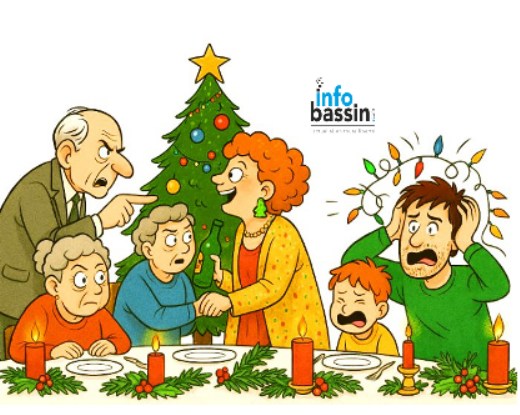 Humour satirique... Voir infobassin.com/chronique-dun-…
Fêtes de fin d’année : que la farce soit avec toi! 
#bassindarcachon #humour #repasdenoel #fetesdefindannee #reveillon2025