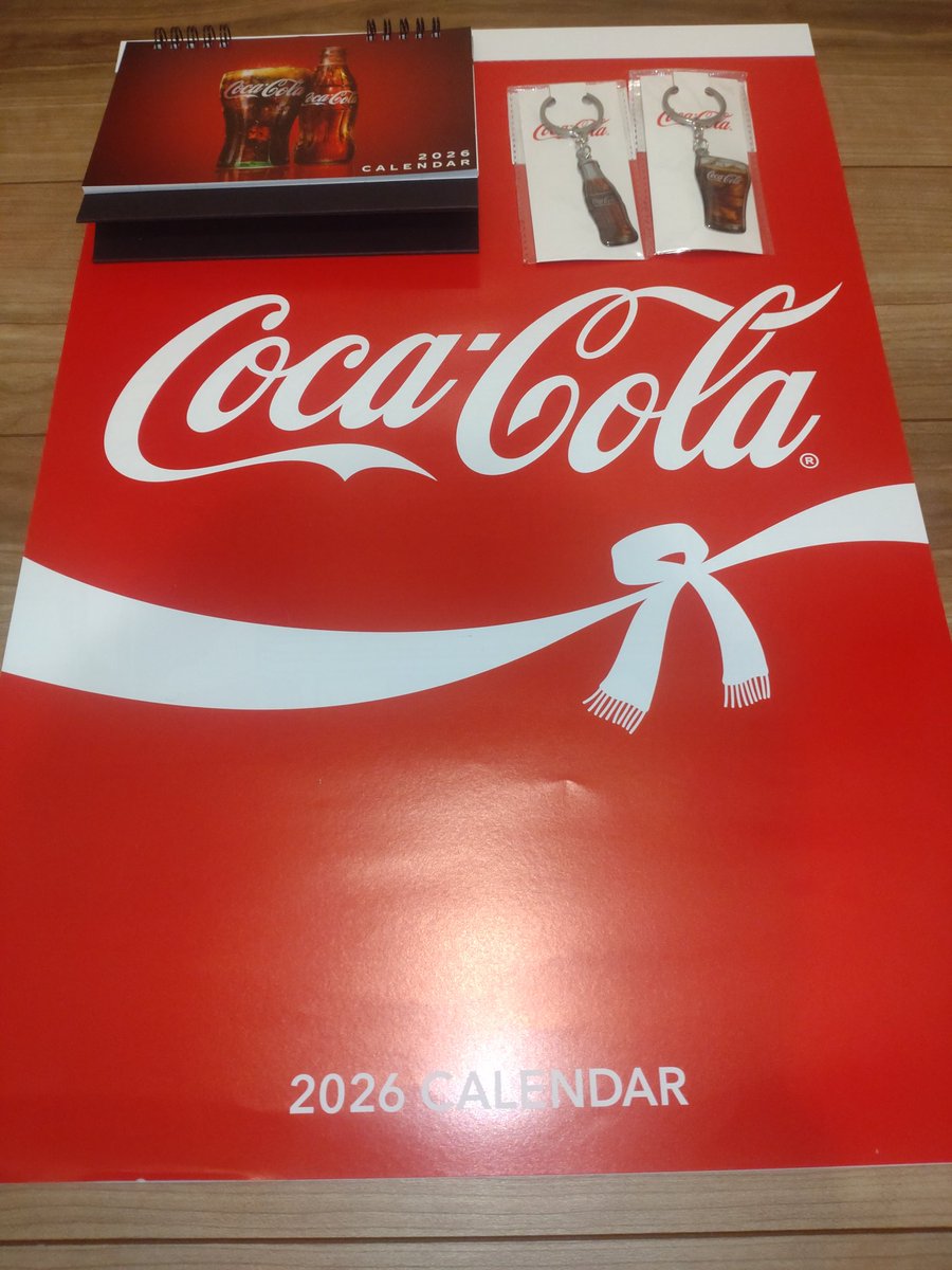 異動したけど、前の部署より連絡があり、今年もコカ・コーラの