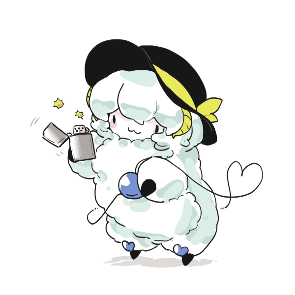 古明地こいし 「#こいシープ ひのようじん。」|葱のイラスト